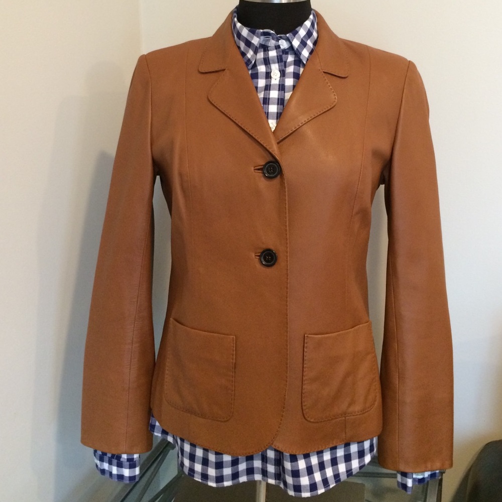 Celine Leather Jacket Blazer